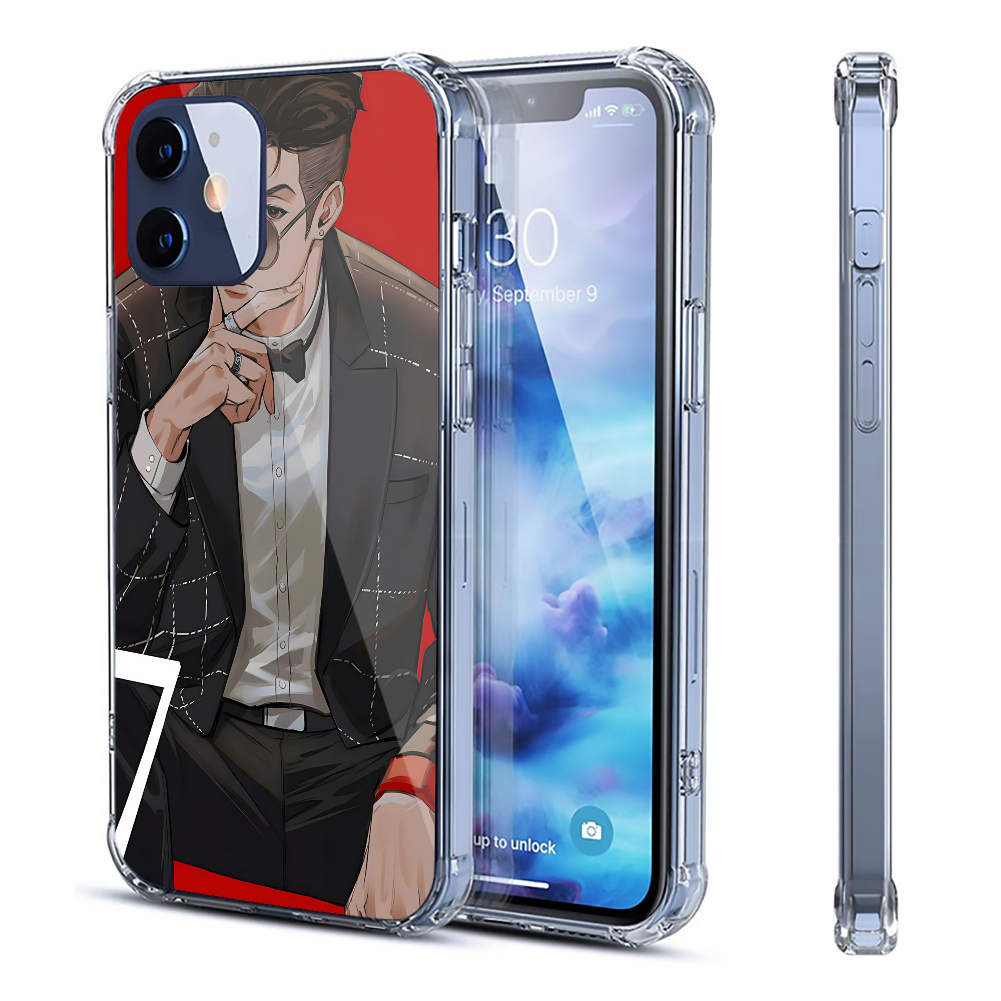 （画像用） SLAM DUNK／スラムダンク 【iPhone 12シリーズ対応】透明スマホケース（クリアソフトケース）